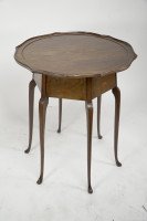 W. J. Neatby a Pair of Arts & Crafts Mahogany Side Tables with Inlaid Floral Tops - Thumbnail 5