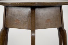 W. J. Neatby a Pair of Arts & Crafts Mahogany Side Tables with Inlaid Floral Tops - Thumbnail 19