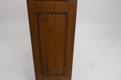 Wylie & Lochhead Attributed, an Arts & Crafts Oak Bookcase with Ying-Yang Detail to the Top & Adjustable Shelves - Thumbnail 9
