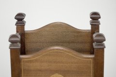 W. J. Neatby a Pair of Arts & Crafts Mahogany Side Tables with Inlaid Floral Tops - Thumbnail 22