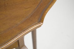 W. J. Neatby a Pair of Arts & Crafts Mahogany Side Tables with Inlaid Floral Tops - Thumbnail 24