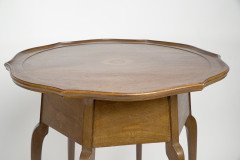 W. J. Neatby a Pair of Arts & Crafts Mahogany Side Tables with Inlaid Floral Tops - Thumbnail 28