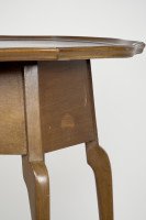 W. J. Neatby a Pair of Arts & Crafts Mahogany Side Tables with Inlaid Floral Tops - Thumbnail 29