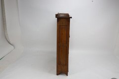 Wylie & Lochhead Attributed, Arts & Crafts Oak Bookcase with Ying-Yang Detail to the Top & Adjustable Shelves - Thumbnail 7
