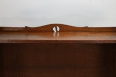 Wylie & Lochhead Attributed, Arts & Crafts Oak Bookcase with Ying-Yang Detail to the Top & Adjustable Shelves - Thumbnail 18