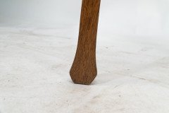 Gustave Serrurier-Bovy Style, Oak Secessionist Side Table with Hexagonal Top - Thumbnail 15