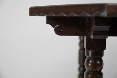 James Plucknett, attributed. Probably for Collier & Plucknett. A Fine Aesthetic Movement Walnut Two-tier Side Table - Thumbnail 15