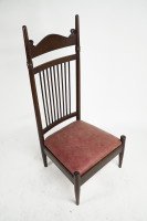 E. W. Godwin, Style of. An Aesthetic Movement Oak High Back Low Seat Chair - Thumbnail 4