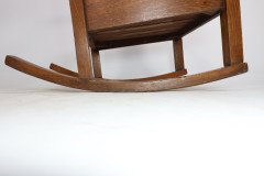 Stickley Brothers (style Of). An American Arts & Crafts Oak Rocking Chair - Thumbnail 15