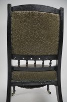 Bruce Talbert for Gillow & Co., Aesthetic Movement Ebonized Nursing Chair - Thumbnail 6