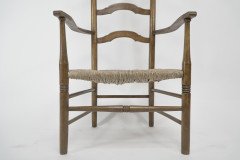 Liberty & Co., Arts & Crafts High Back Rush Seat Armchair - Thumbnail 6