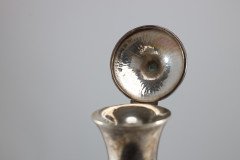 Greenwood & Watts. Pair of Gothic Revival Silver Mounted Glass Communion Cruets - Thumbnail 6