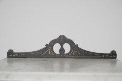 Heal & Son Aesthetic Movement Ebonised & Gilt Bedside Cupboard With Marble Top - Thumbnail 9