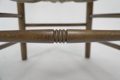 Liberty & Co., Arts & Crafts High Back Rush Seat Armchair - Thumbnail 9
