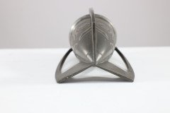 Archibald Knox Liberty & Co., English Pewter 0226 an Embossed Pewter Rocket Vase - Thumbnail 8