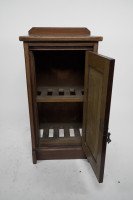 Lamb of Manchester. A Gothic Revival Bedside Cabinet with Carved Floral Details - Thumbnail 4
