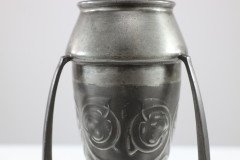 Archibald Knox Liberty & Co., English Pewter 0226 an Embossed Pewter Rocket Vase - Thumbnail 10