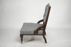John Pollard Seddon Attributed, probably for C. Seddon a Gothic Revival Nursing Chair - Thumbnail 3