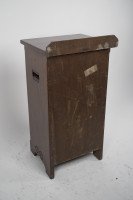 Lamb of Manchester. A Gothic Revival Bedside Cabinet with Carved Floral Details - Thumbnail 9