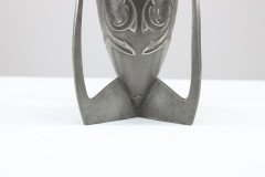 Archibald Knox Liberty & Co., English Pewter 0226 an Embossed Pewter Rocket Vase - Thumbnail 14
