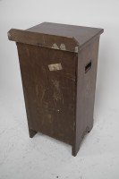 Lamb of Manchester. A Gothic Revival Bedside Cabinet with Carved Floral Details - Thumbnail 11