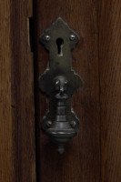 Lamb of Manchester. A Gothic Revival Bedside Cabinet with Carved Floral Details - Thumbnail 14