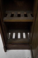 Lamb of Manchester. A Gothic Revival Bedside Cabinet with Carved Floral Details - Thumbnail 17
