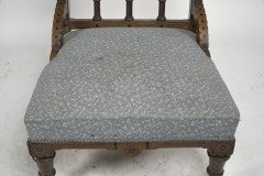 John Pollard Seddon Attributed, probably for C. Seddon a Gothic Revival Nursing Chair - Thumbnail 10