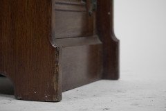 Lamb of Manchester. A Gothic Revival Bedside Cabinet with Carved Floral Details - Thumbnail 19