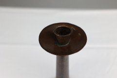 C. F. A. Voysey Attributed, an Arts & Crafts Copper & Enamel Candlestick by Richard Rathbone - Thumbnail 8