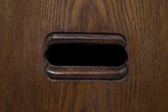 Lamb of Manchester. A Gothic Revival Bedside Cabinet with Carved Floral Details - Thumbnail 22