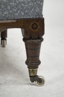 John Pollard Seddon Attributed, probably for C. Seddon a Gothic Revival Nursing Chair - Thumbnail 14