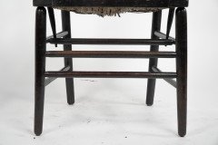 William Morris, an Arts & Crafts Ebonised Rush Seat Sussex Armchair - Thumbnail 16