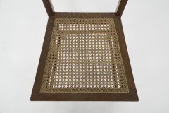 Shapland & Petter. An Arts & Crafts Inlaid Oak Side Chair with a Pierced Heart - Thumbnail 12