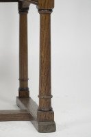 George Walton, attributed. Pair of Arts & Crafts Chairs with Bold Chequer Inlays - Thumbnail 15
