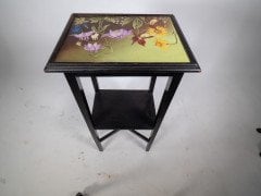 Aesthetic Movement Style Tile-Top Side Table - Thumbnail 9