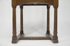 George Walton, attributed. Pair of Arts & Crafts Chairs with Bold Chequer Inlays - Thumbnail 17