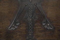 Benham & Froud, Designed by Dr. C. Dresser, Gothic Revival Oak Coal Scuttle - Thumbnail 9
