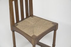 George Walton Attributed, Pair of Arts & Crafts Chairs with Bold Chequer Inlays - Thumbnail 20