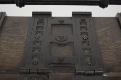 Benham & Froud, Designed by Dr. C. Dresser, Gothic Revival Oak Coal Scuttle - Thumbnail 12