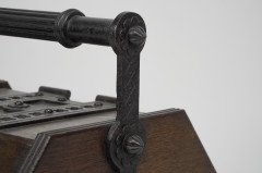 Benham & Froud, Designed by Dr. C. Dresser, Gothic Revival Oak Coal Scuttle - Thumbnail 13