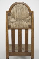 George Walton, attributed. Pair of Arts & Crafts Chairs with Bold Chequer Inlays - Thumbnail 25