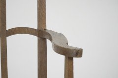 Heals attributed. A Pair of Cotswold School Arts & Crafts Oak Lattice Back Armchairs - Thumbnail 6