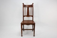 Shapland & Petter. A Top Quality Glasgow School Oak Arts & Crafts Hall Chair - Thumbnail 2