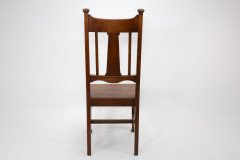Shapland & Petter. A Top Quality Glasgow School Oak Arts & Crafts Hall Chair - Thumbnail 5