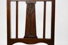Shapland & Petter. A Top Quality Glasgow School Oak Arts & Crafts Hall Chair - Thumbnail 8