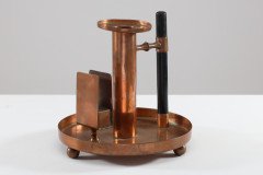 WMF Aesthetic Movement Copper Chamber Candlestick in theDr. C. Dresser Style - Thumbnail 2