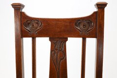 Shapland & Petter. A Top Quality Glasgow School Oak Arts & Crafts Hall Chair - Thumbnail 10