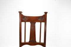 Shapland & Petter. A Top Quality Glasgow School Oak Arts & Crafts Hall Chair - Thumbnail 11
