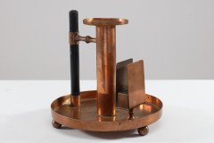 WMF Aesthetic Movement Copper Chamber Candlestick in theDr. C. Dresser Style - Thumbnail 4